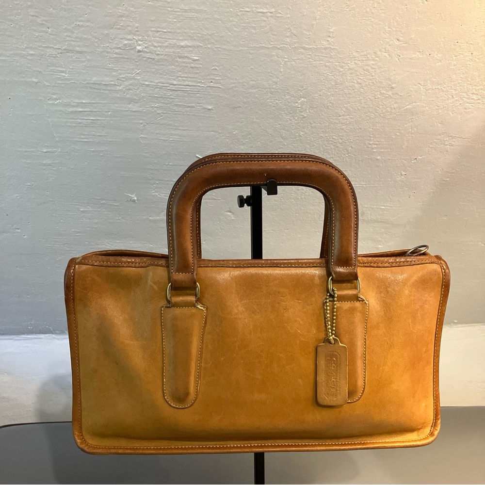 Vintage Coach Compact Slim Satchel